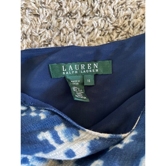 One shoulder dress Ralph Lauren Size 16 - Picture 4 of 5